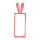 Funny Rabbit TPU Bumper for iPhone 5-5s Merah