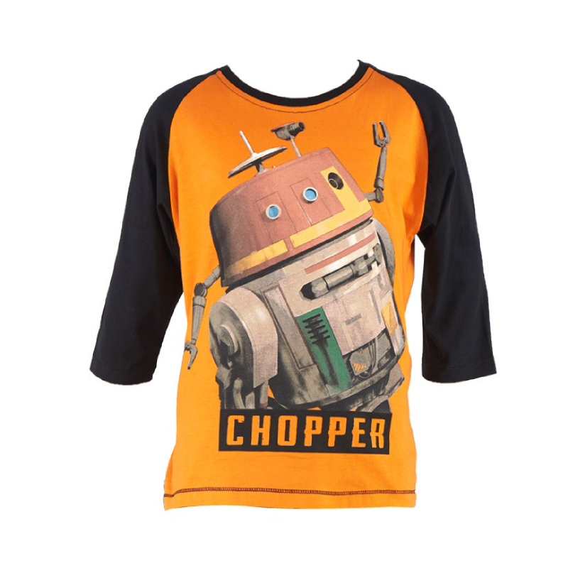 Chopper Raglan Boy T-Shirt Orange