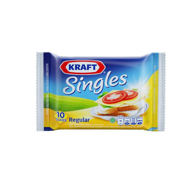 Kraft Keju Singles 10 Slice 200G