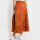 Duapola Ethnic A-line Maxi Skirt Orange