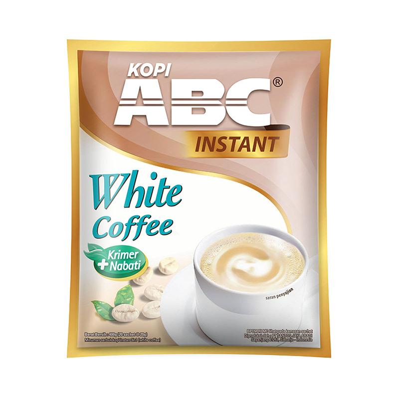 Abc White Coffe Instant Bag [20X20Gr]