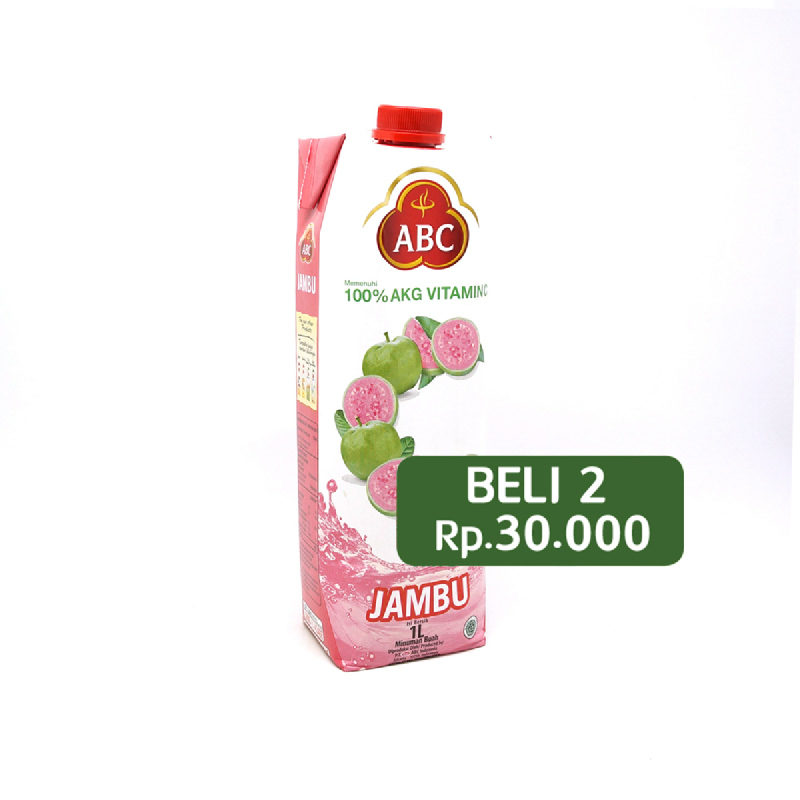 Abc Guava Juice 1L (Beli 2 Rp.30.000)