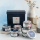 UCHII Scented Candle 6s Gift Set Box - Paket Lilin Aroma Terapi Kaleng - Blue Box
