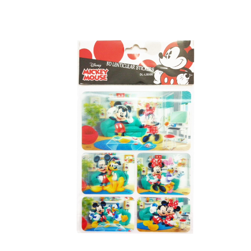 Disney 3D Lenticular Stickers Mickey/Minnie Dl-Ls005