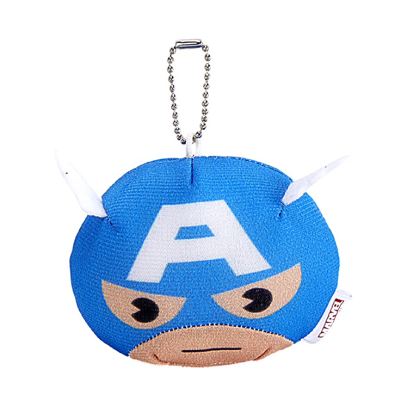 Head Plush Captain America 4.5 Inch