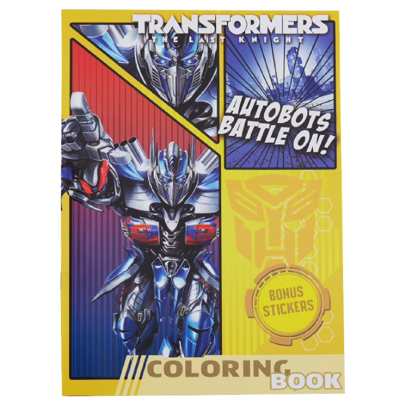 Coloring Book Large (Autobots Battle On)