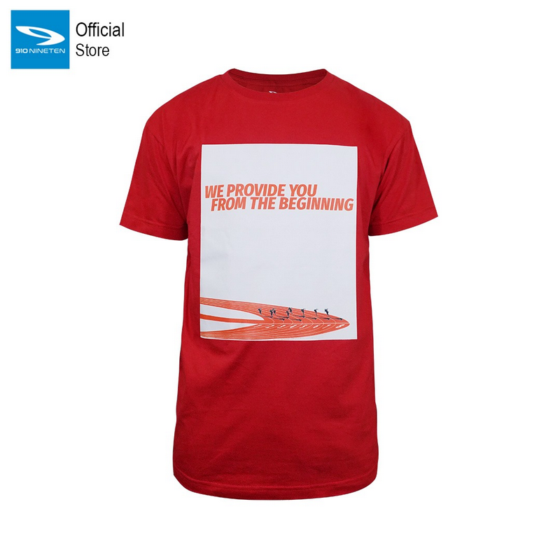 910 Nineten T Shirt Kaishi - Merah