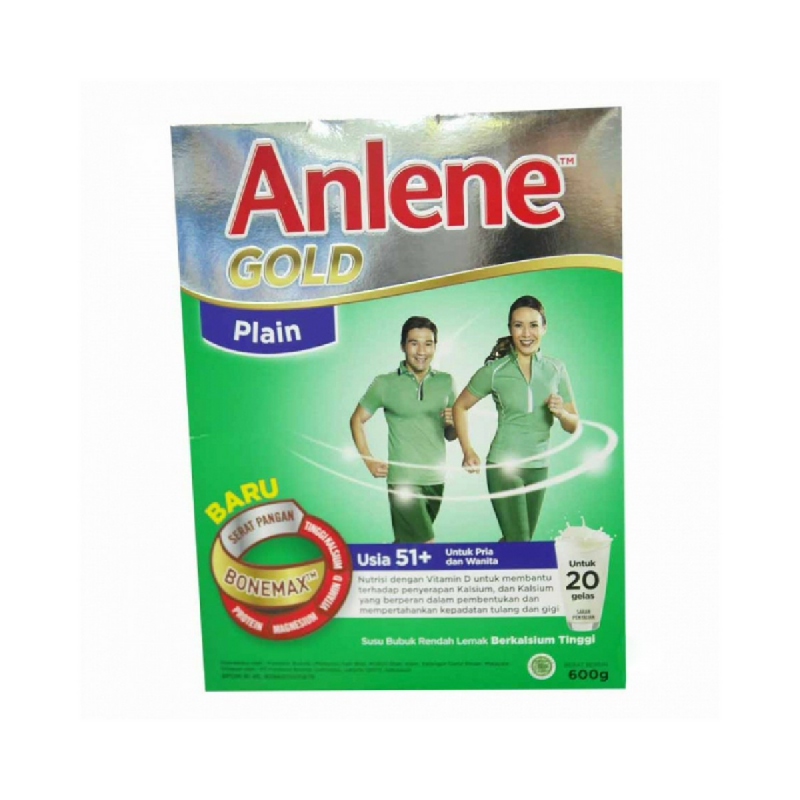 Anlene Powder Milk Gold Plain 600G