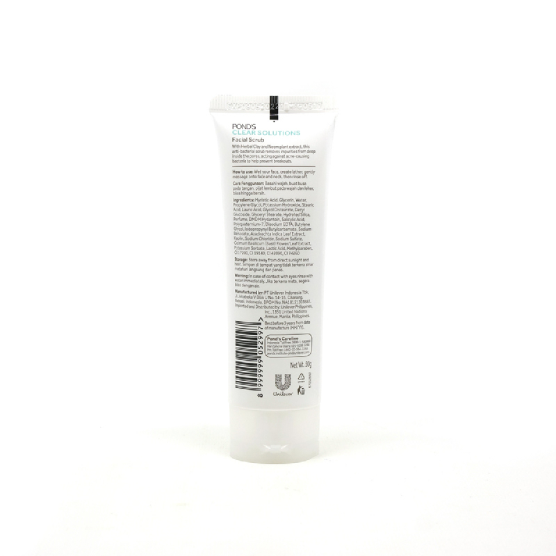Ponds Facial Foam Clear Solutions Anti Bacterial 50G