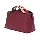 Fendi By The Way Small Phyton Handle Burgundy Multicolor