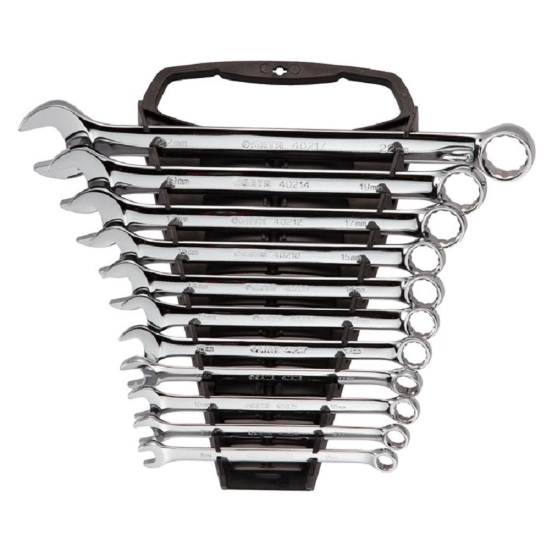 SATA 11 PCS COMBINATION WRENCH SET (METRIC) 8-22MM