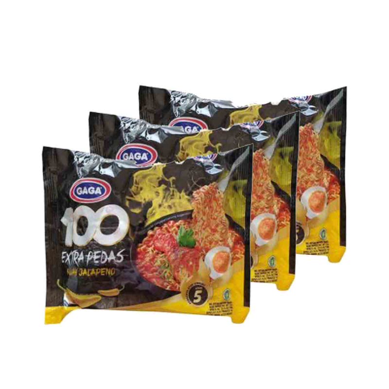 Gaga 100 Extra Pedas Mie Instan Kuah Jalapeno 75 Gr Buy 2 Get 1 Istyle