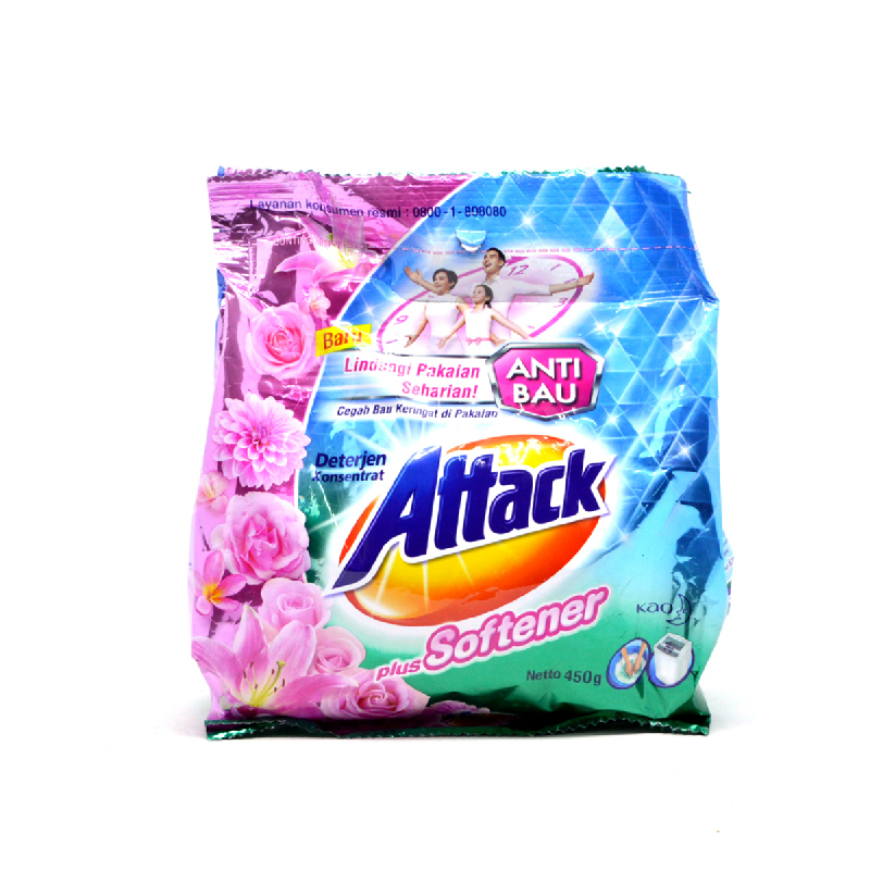 Attack Detergent Plus Softener 450 Gr