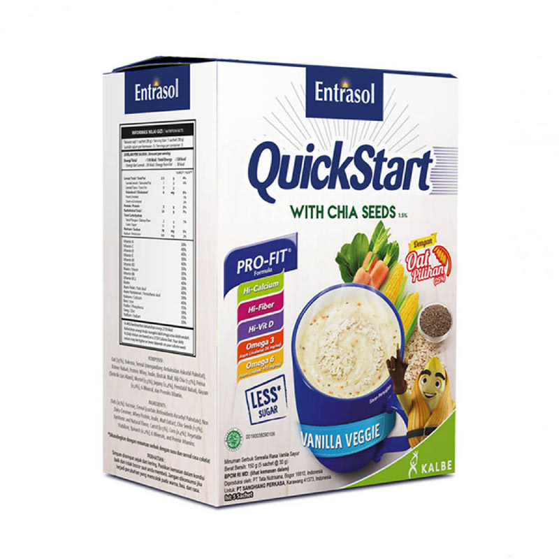Entrasol Quickstart Vanilla Veggie 5X30G