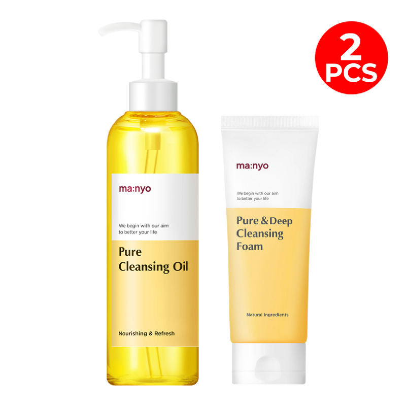 Manyo Pure Cleanser Oil. Ma:nyo Factory Pure Cleansing Oil. Manyo Pure Deep Cleansing Foam. Manyo Pure Deep Cleansing Oil.