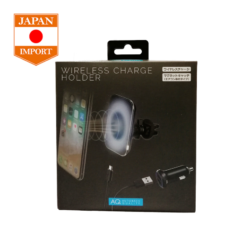 AQ Phone Holder W-Less MAG AC Phone Holder & Wireless Charger Handphone [Japan Import] SHC-03