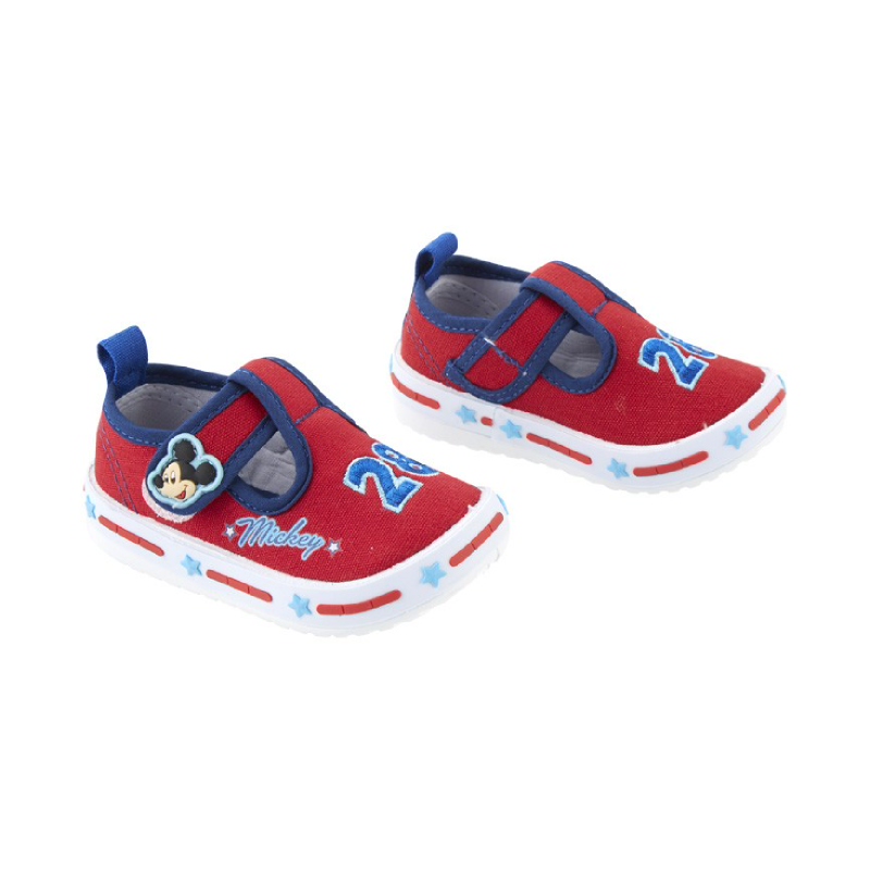 Mickey Canvas Toddler Shoes Red