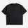 [JN.06] Linen Henley Neck Short Sleeve T-shirt BLACK