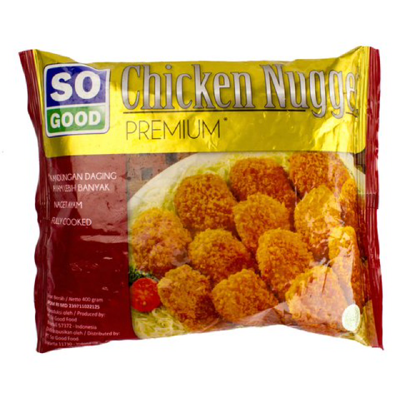 So Good Naget Ayam Premium 400 Gr
