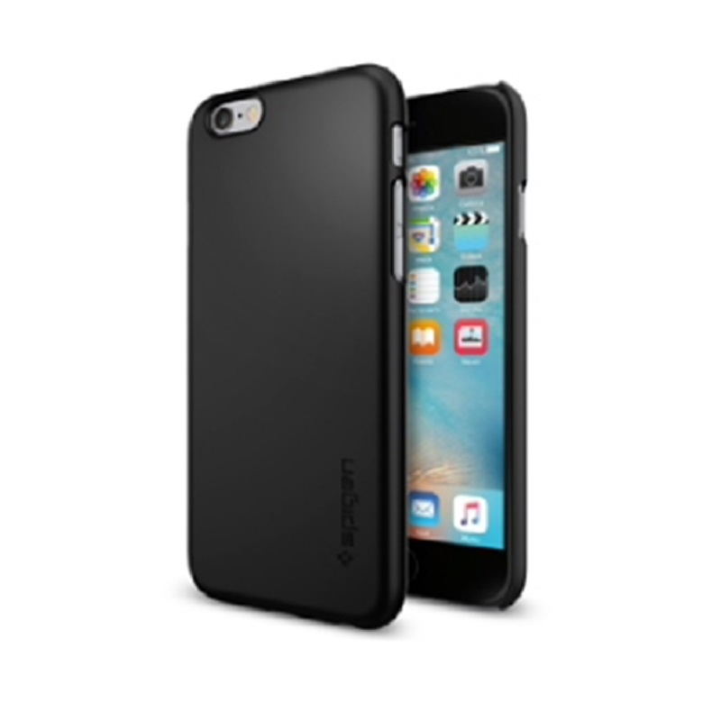 Spigen iPhone 6, 6S Case Thin Fit - Black