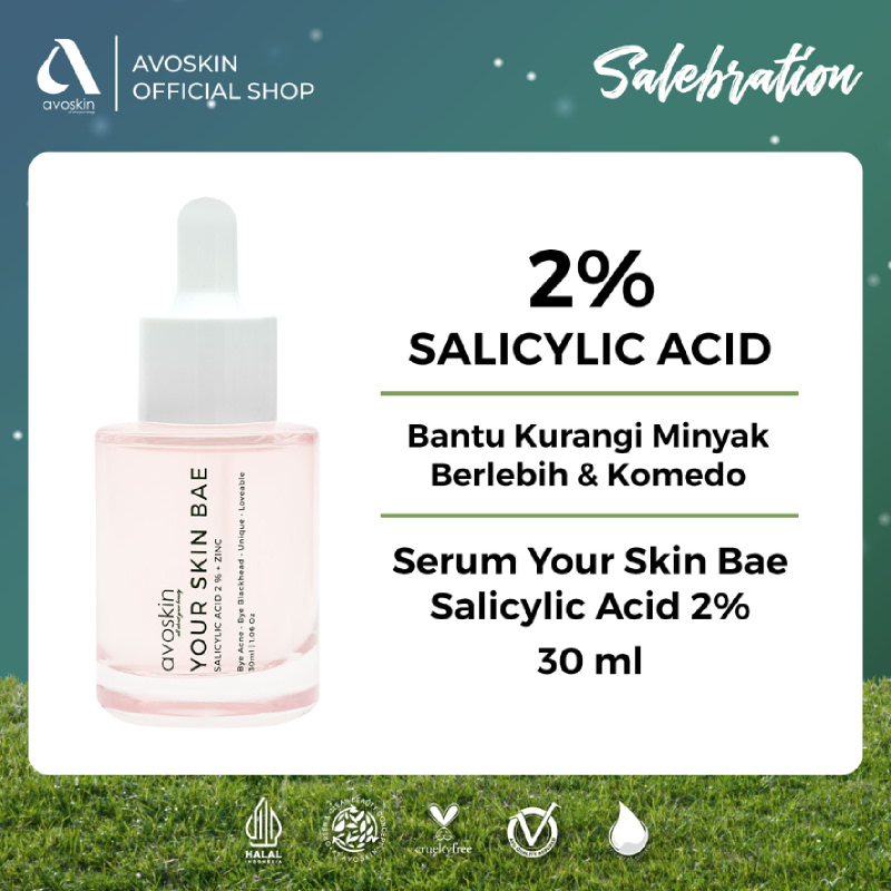 Serum Avoskin Your Skin Bae Salicylic Acid 30ml-Untuk Kulit Komedo