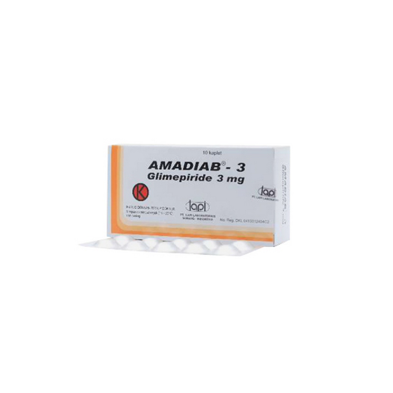 Amadiab 3 mg Kaplet