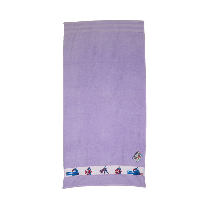 The Avengers Bath Towel Purple