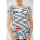 3Second Women Tshirt 5601.StripedBlackwhite