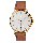 Timex TW2R37900 Fairfield Mens Cream Dial Brown Leather Strap