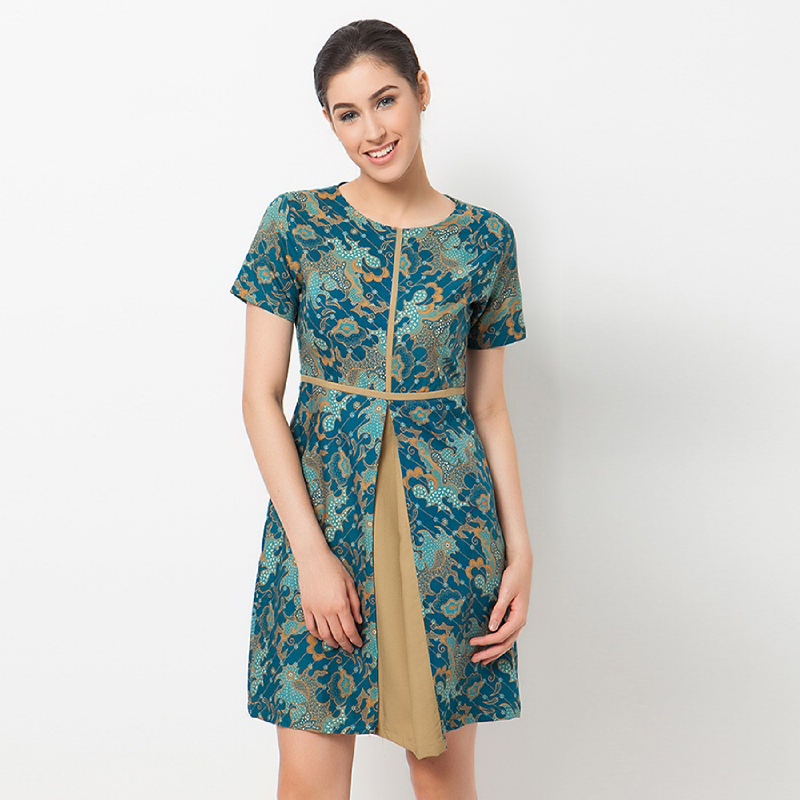 Dress Batik A-WD-0969-BLU Blue