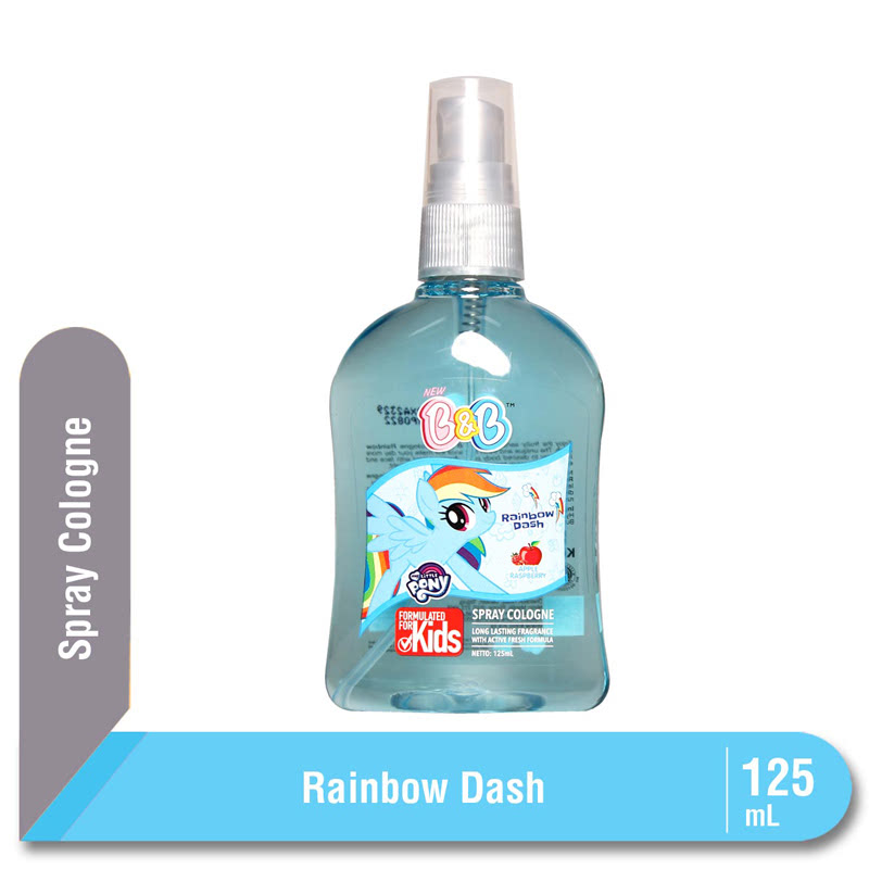 B&B Kids Spray Cologne Little Pony Rainbow Dash 125 Ml Botol | IStyle