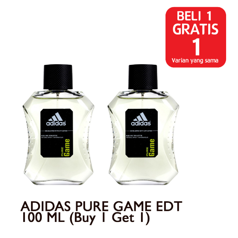 ADIDAS PURE GAME EDT 100 ML (Buy 1 Get 1)