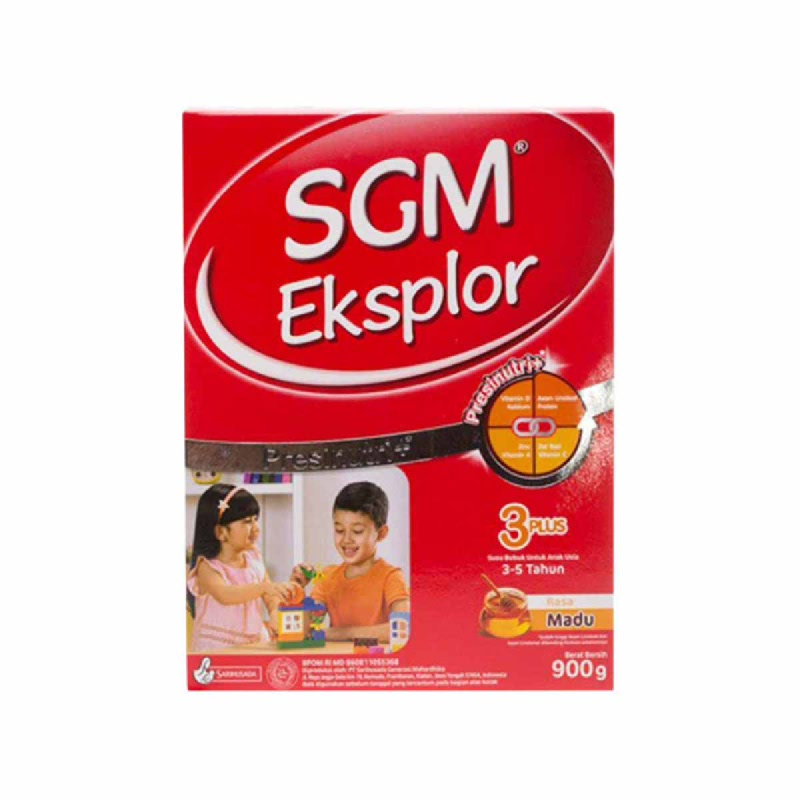 Sgm Powder Milk Eksplor 3+ Madu Box 400G
