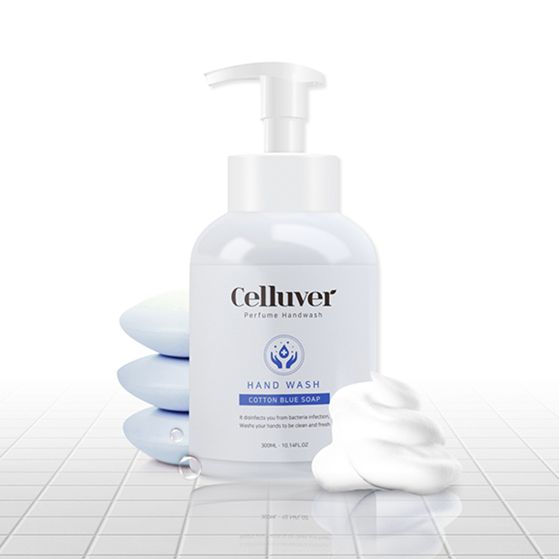 Celluver Perfume Hand Wash 300ml - Cotton Blue Soap