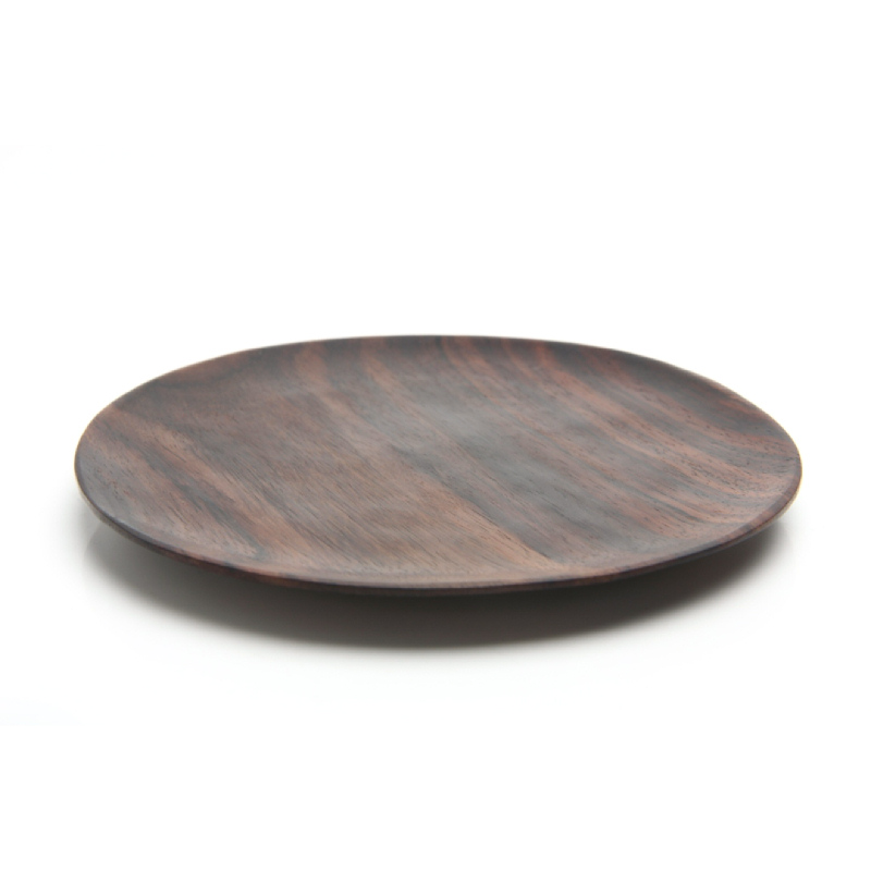 Uchii - Rosewood Plate - Round Abstract Pattern - Medium