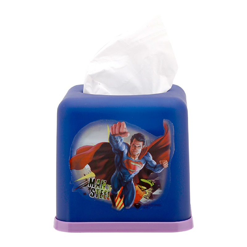 Superman Square Tissue Box Man Of Steel