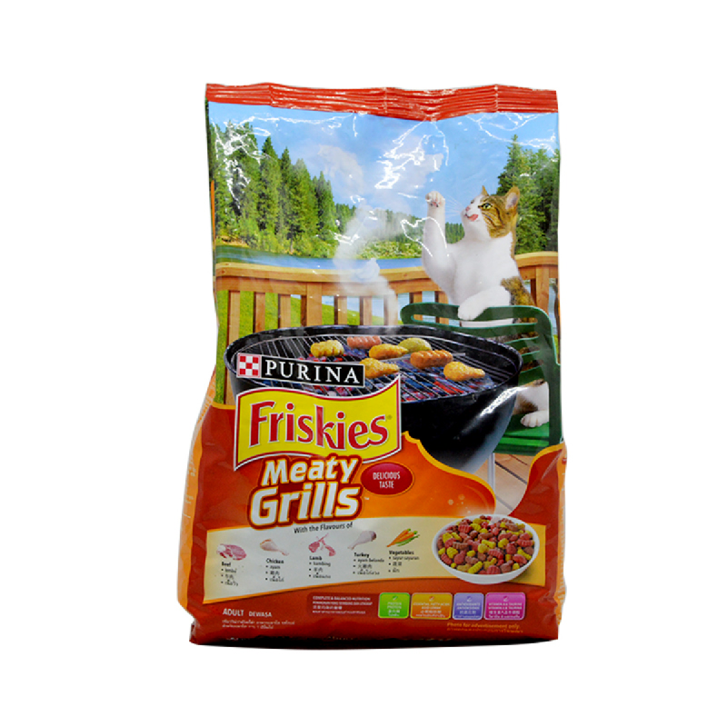Friskies Makanan Kucing Daging Panggang Trexx 1.2Kg 