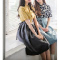 Envylook Daily Hanbok Skirt - Charcoal
