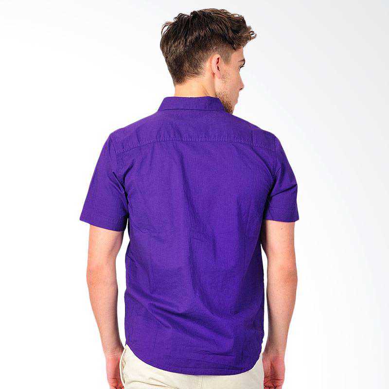 New Tanaska Mens Shirt Kemeja Pria - Violet