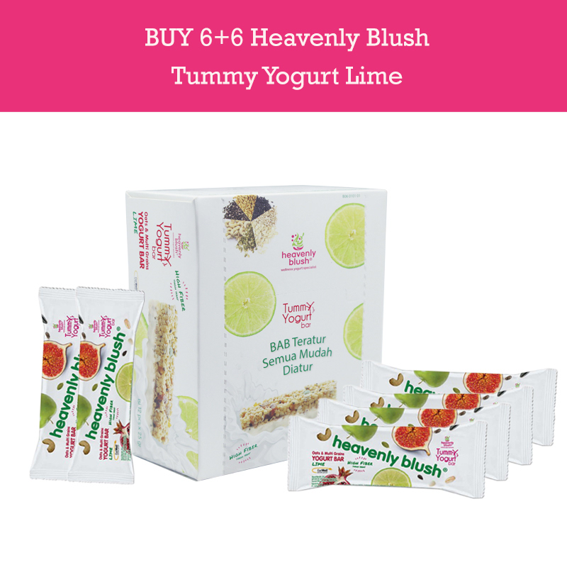 Heavenly Blush - Buy 6 get 6 Heavenly Blush TummYogurt Bar Lime