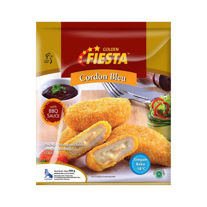 Golden Fiesta Daging Dada Ayam Olahan dengan Saus Barbeque 500 Gr