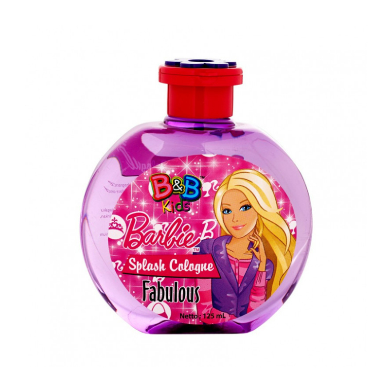 B&B Kids Barbie Splash Cologne Fabulous 125 Ml