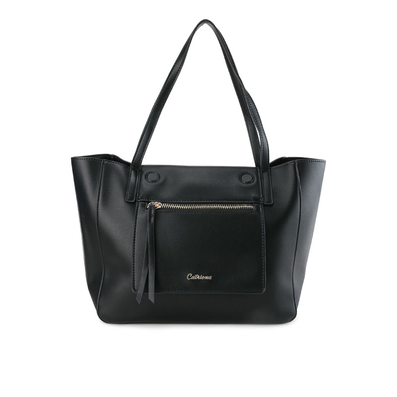 Catriona Premium Emily Shoulder Bag - BLACK