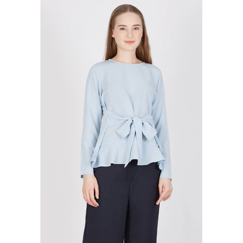 Raysel Knot Top Blue