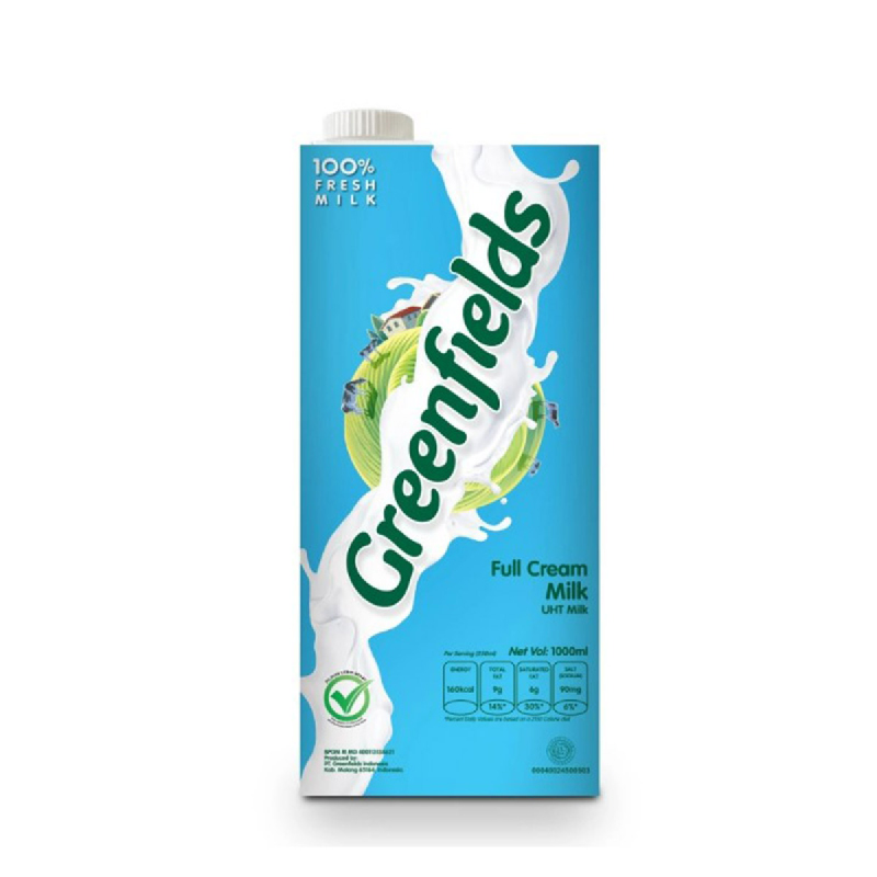Greenfields UHT Full Cream 1L
