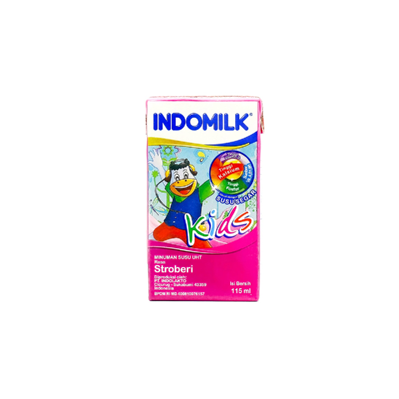 Indomilk Uht Kids Strawberry 115 Ml