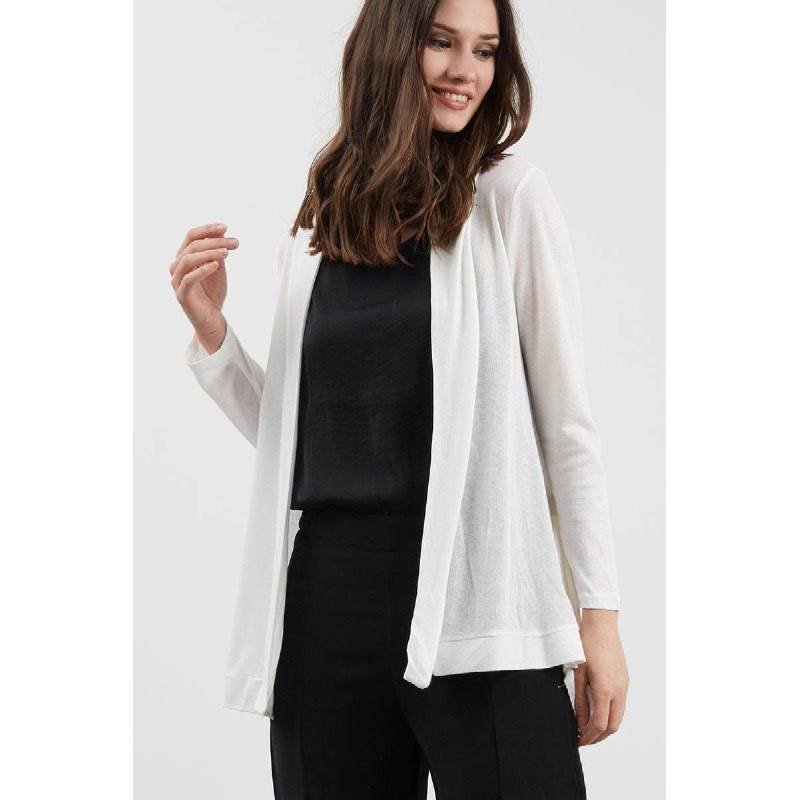 GW Hanover Cardigan in White