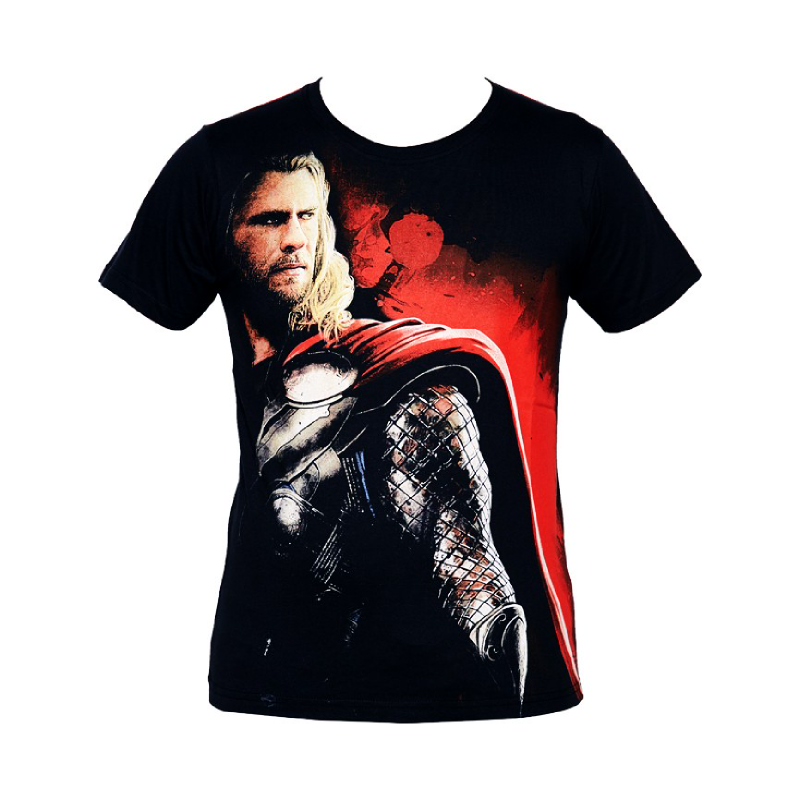 The Avengers Age Of Ultron Thor Man T-Shirt Black