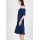 Orin Off Shoulder Dress Blue