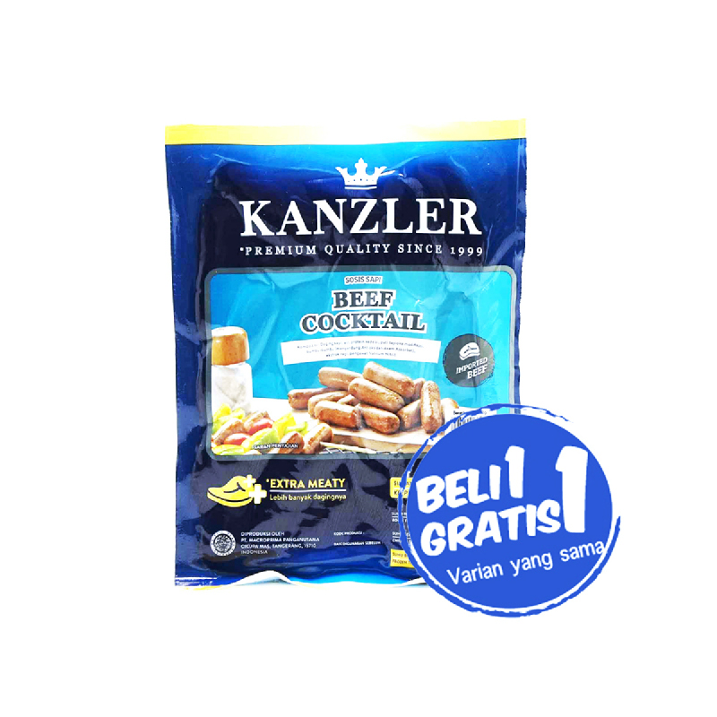 Kanzler Sosis Sapi 500 Gr (Buy 1 Get 1) iStyle